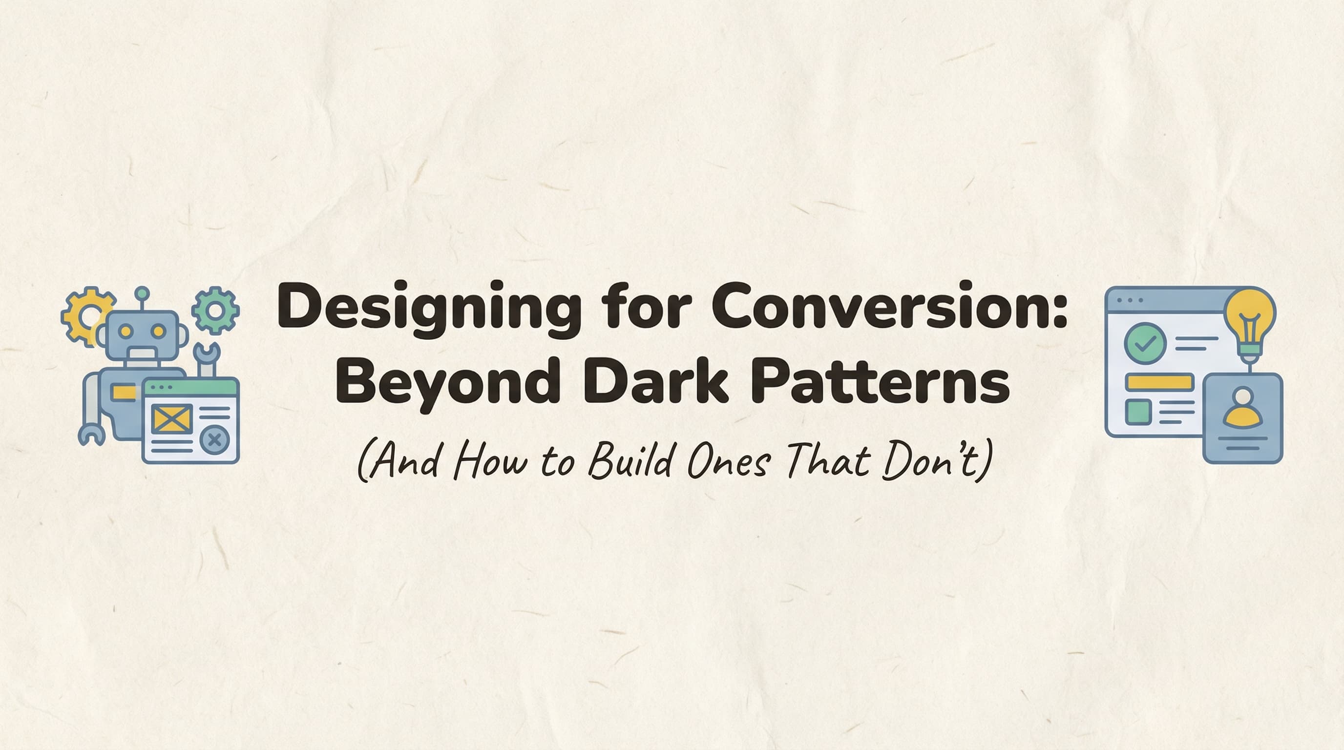 Designing for Conversion: Beyond Dark Patterns