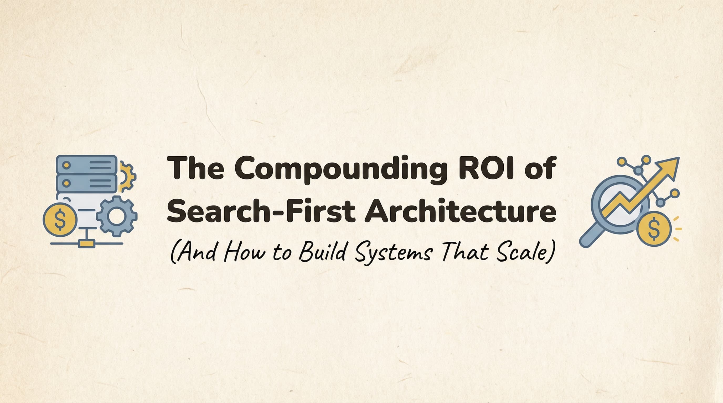 The Compounding ROI of Search-First Architecture